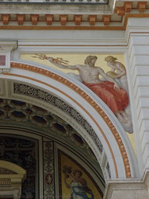 Frescos on museum