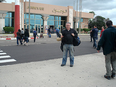  ME AT AGADIR AIRPORT . MOROCCO. 3 / 3 / 2010JPG