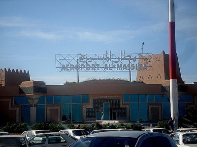 AGADIR AIRPORT . MOROCCO . 10 / 3 / 2010