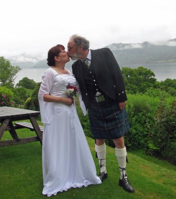 Wedding Morning at Loch Morar