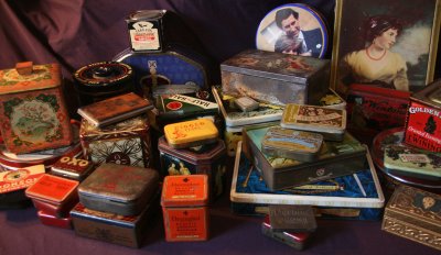 A Table of Tins