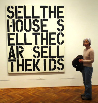 Christopher Wool
American, born 1955
Apocalypse Now, 1988
Enamel and Flashe on aluminum
Art Institute of Chicago