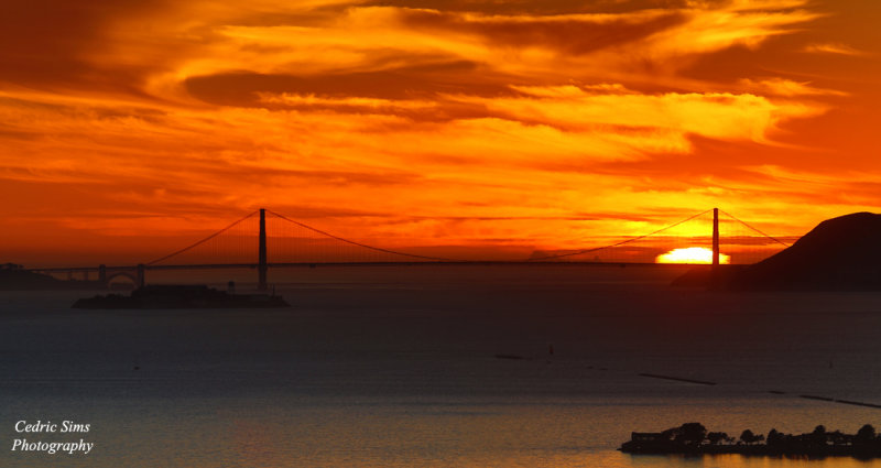 Sunset view from UC Berkeley