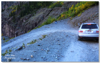 The ride down from Bridal Veil Falls 