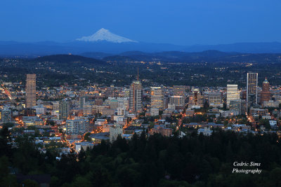 View from Pittock mansion