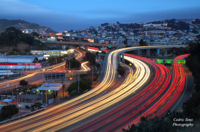 Highway 101 & Highway 280 interchange 