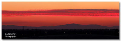 Sunset in Folsom Ca.