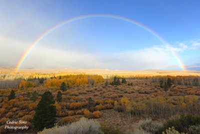 Rainbow over Conway Summit 2016