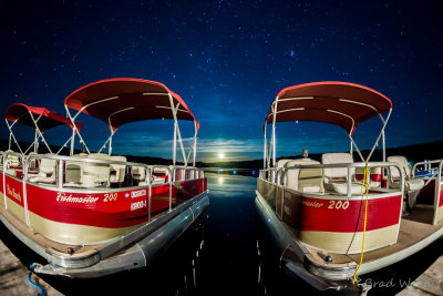 Horwood Lake-Resting Pontoon Boats.jpg
