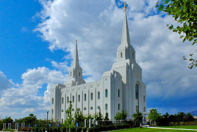 Brigham City Utah Temple Construction & Completed Shots