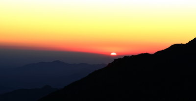 Sunrise from Mt Laguna