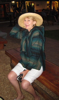 Patti W. gets in the spirit