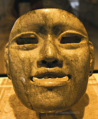 Olmec-Jade-Mask 900 to 600 BC Arroyo Pestero Veracruz JALMUS