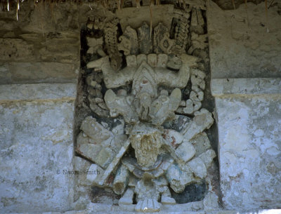 Tulum Descending God - Fresco detail - Quintana Roo (SC3)