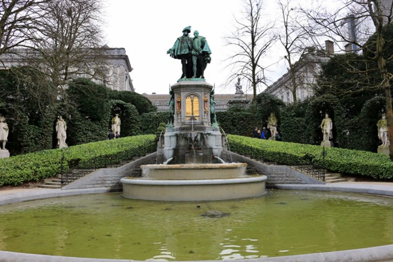 Brussels. The Petit Sablon Parc