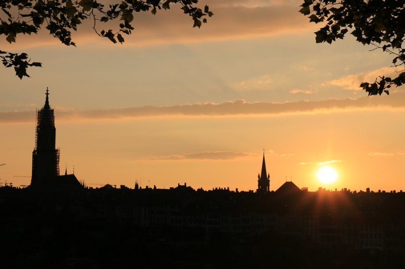 Sunset in Bern