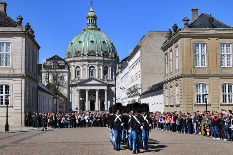 Copenhagen. Changing of the Royal Guard