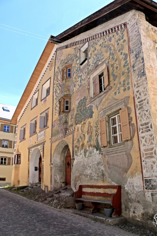 Ardez. Adam and Eve House
