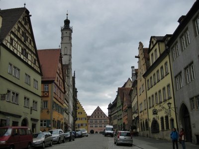 Rothenburg ob der Tauber. Herrngasse