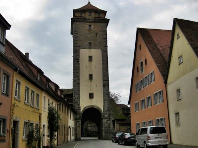 Rothenburg ob der Tauber.Spital Bastion