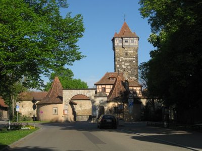 Rothenburg ob der Tauber. Rder Gate