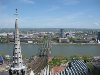 Cologne. View from the Cathedrals Tower