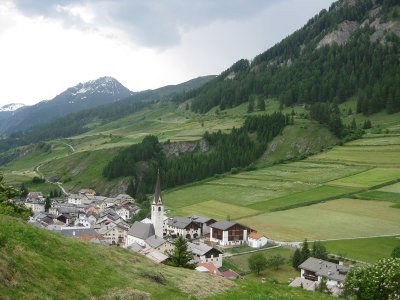 Ardez. View from Castle Steinsberg