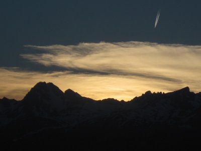 Sunset in The Engadine