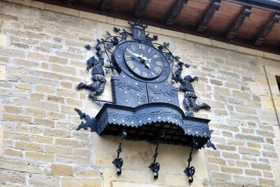 Laguardia (Rioja Alavesa). Reloj del Ayuntamiento