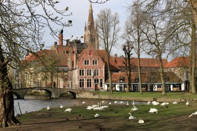Bruges. Minnewater