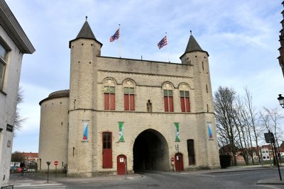 Bruges. Kruispoort (City Gate)