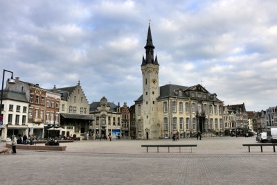 Lier. Town Hall and Belfry Tower