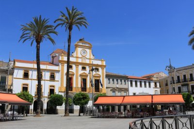 Mrida. Ayuntamiento en la Plaza de Espaa