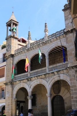 Plasencia. Ayuntamiento en la Plaza Mayor