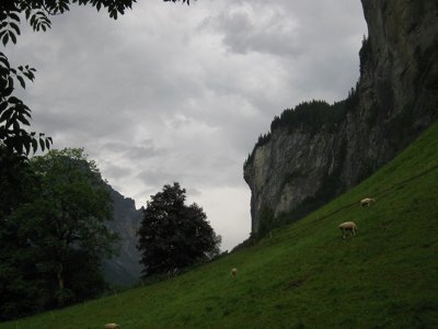 Summer storm in Lauterbrunnen Valley