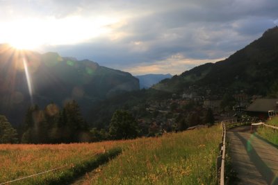 Late afternoon in Wengen