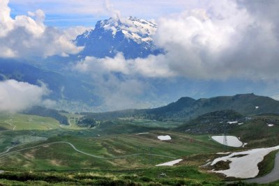 Grindelwald. View from the Mnnlichen