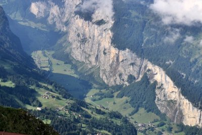 Lauterbrunnen Valley. View from The Mnnlichen