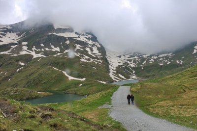 Grindelwald, Hiking in the Mist