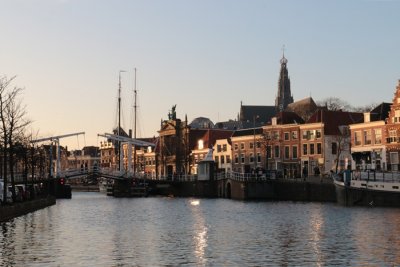 Haarlem. Spaarne River