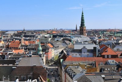 Copenhagen.  View from The Round Tower (Rundetaarn)