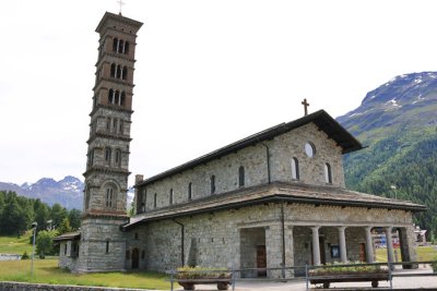 St.Moritz. Church of St.Charles