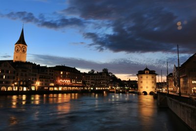 Zurich at night