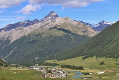 S-Chanf  (View from the nearby village of Zuoz)