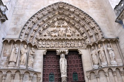 Burgos Cathedral. Sarmental Door