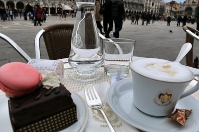 A Cappuccino in Caffe Florian