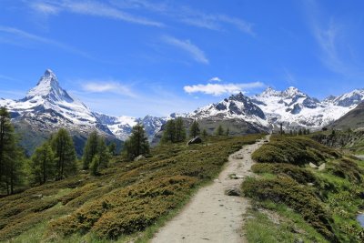 Zermatt. Hiking the Five Lakes