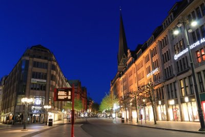 Hamburg. Mönckebergstrasse