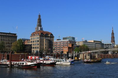 Hamburg. Zollkanal