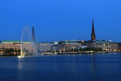 Hamburg. Binnenalster